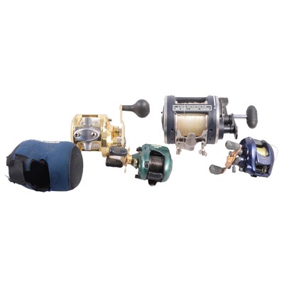 Lot 211 - Four assorted fishing reels