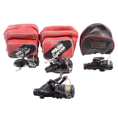 Lot 173 - Nine assorted spinning fishing reels