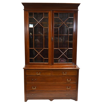 Lot 373 - Victorian mahogany bookcase