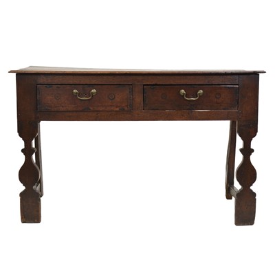 Lot 408 - Joined oak dresser base