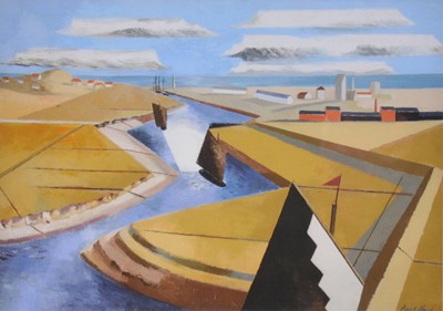 Lot 21 - After Paul Nash, The Rye Marshes, East Sussex, limited edition print