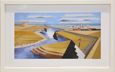Lot 21 - After Paul Nash, The Rye Marshes, East Sussex, limited edition print