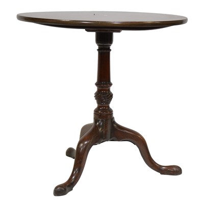Lot 311 - George III style mahogany tripod table