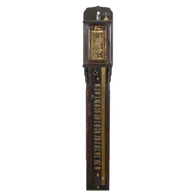 Lot 314 - Japanese ebony pillar clock