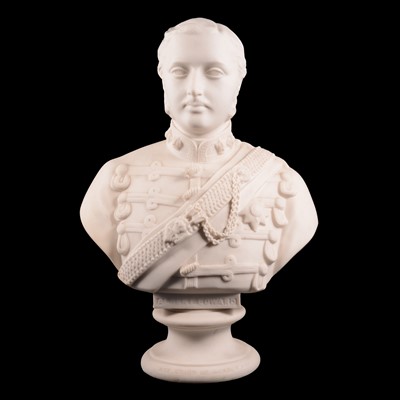 Lot 142 - Art Union of London Parian bust of Prince Albert Edward