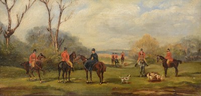 Lot 325 - English School, Hunting scenes, a pair