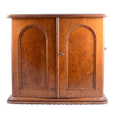 Lot 529 - Victorian pollard oak cutlery cabinet