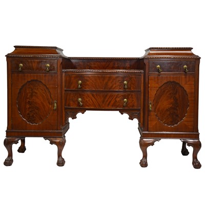 Lot 340 - Large mahogany sideboard, early 20th century