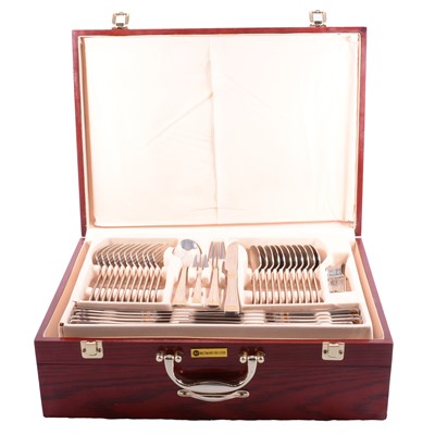 Lot 138 - Canteen of 12 place stainless steel cutlery, Waltmann & Sohn