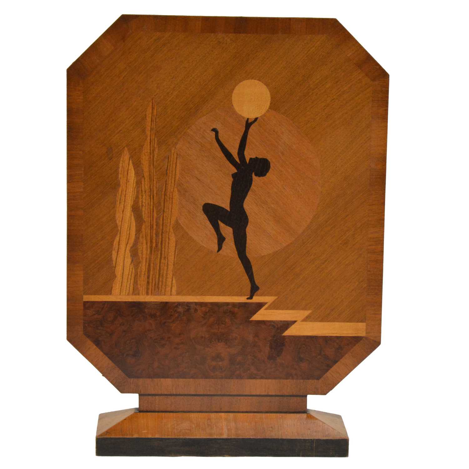Lot 364 - Art Deco marquetry firescreen
