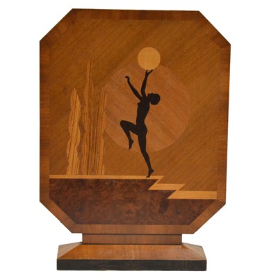Lot 364 - Art Deco marquetry firescreen