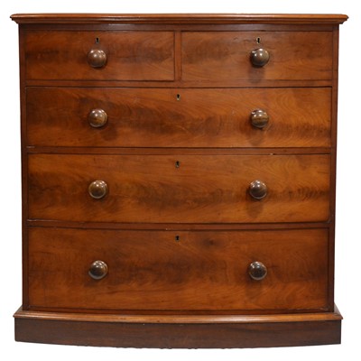 Lot 351 - Victorian mahogany chest of drawers