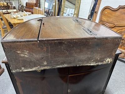Lot 387 - Joined oak mural cupboard