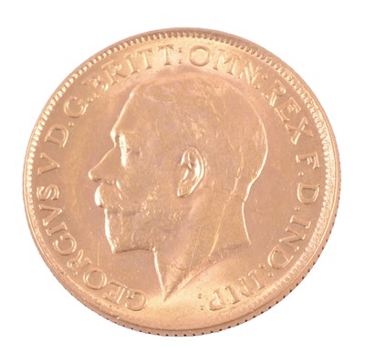Lot 142 - A Gold Full Sovereign Coin, George V 1915.