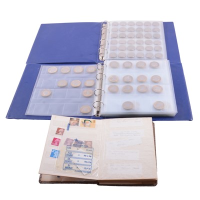 Lot 111 - A collection of hobby stamps and coinage