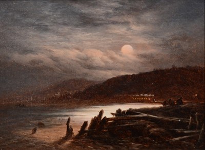 Lot 294 - Walter Williams, Estuary by moonlight