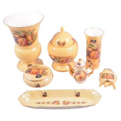 Lot 46 - Two boxes of Aynsley 'Orchard Gold' decorative ceramics