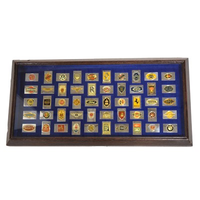 Lot 139 - Franklin Mint - The Official Emblems of the World's Greatest Automobiles.