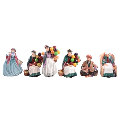 Lot 78 - Six Royal Doulton figurines