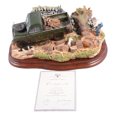 Lot 3 - Border Fine Arts, 'Clearing the Way'