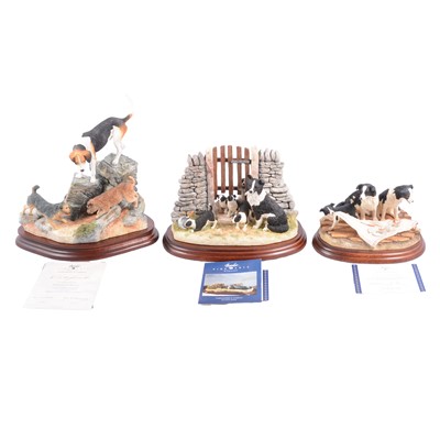 Lot 2 - Border Fine Arts, 'Fellhound and Terriers', and two other Sheepdog groups