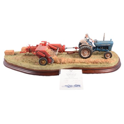 Lot 14 - Border Fine Arts, 'Hay Bailing'