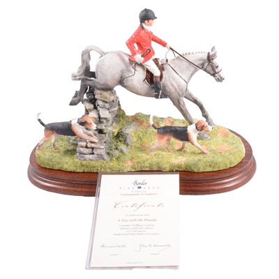 Lot 18 - Border Fine Arts, 'A Day with the Hounds'