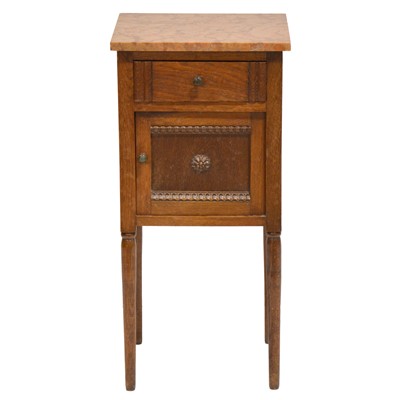 Lot 320 - French marble-top bedside table