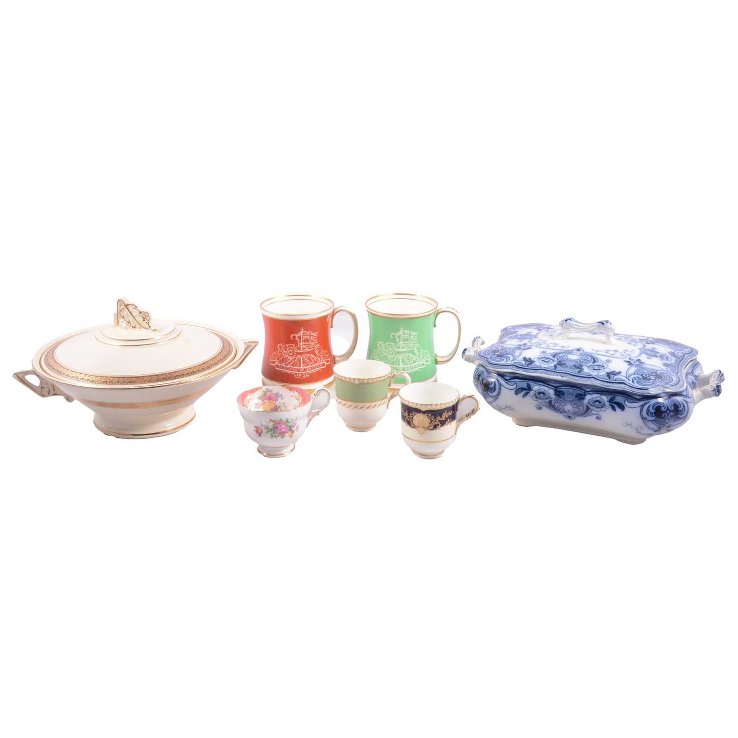 Lot 47 - Burleigh Ware dinner service and another box of decorative ceramics