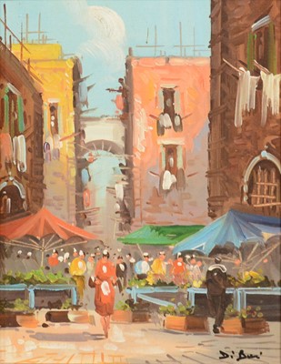 Lot 280 - British School, four harbour scenes, and other oils