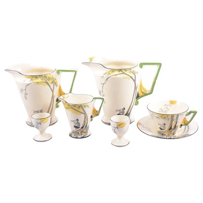 Lot 41 - Burleigh Ware Art Deco part tea service, and other decorative ceramics