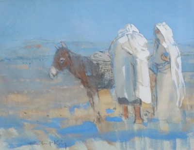 Lot 271 - Robert King, Bedouin and Donkey