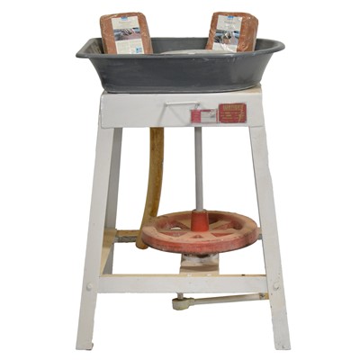 Lot 385 - Wengers potters kick wheel