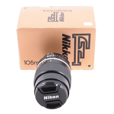 Lot 157 - Nikon Nikkor 105mm f/2.5 lens