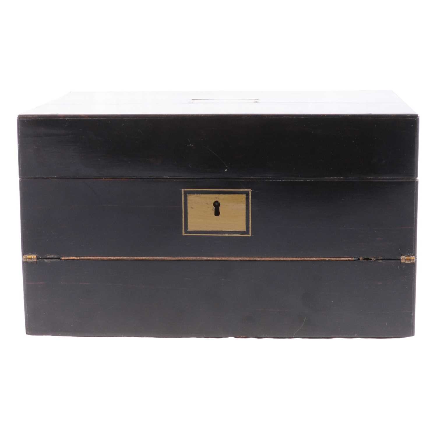 Lot 106 - Victorian coromandel vanity case