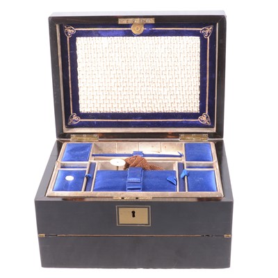 Lot 106 - Victorian coromandel vanity case