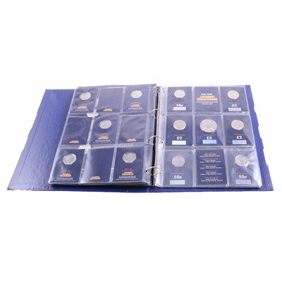 Lot 215 - Folder of modern commemorative coinage issued by Change Checker