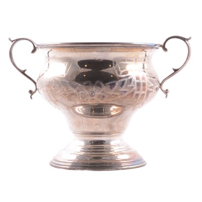 Lot 200 - Silver pedestal bowl
