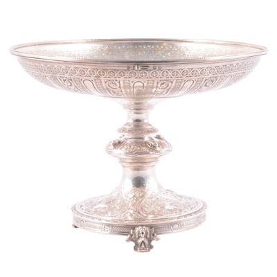 Lot 204 - Victorian Scottish silver tazza
