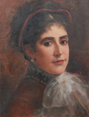 Lot 315 - Louise Jopling, Self portrait