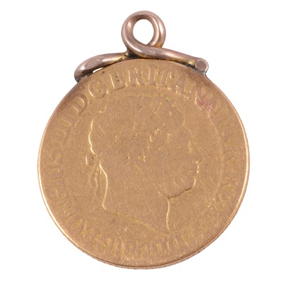 Lot 143 - A Gold Full Sovereign Coin, George III 1820.
