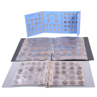 Lot 197 - Collection of British coins, some silver content.