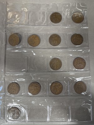 Lot 197 - Collection of British coins, some silver content.