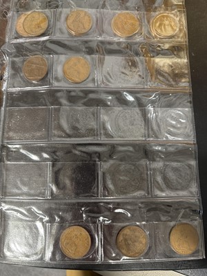 Lot 197 - Collection of British coins, some silver content.