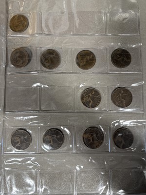 Lot 197 - Collection of British coins, some silver content.