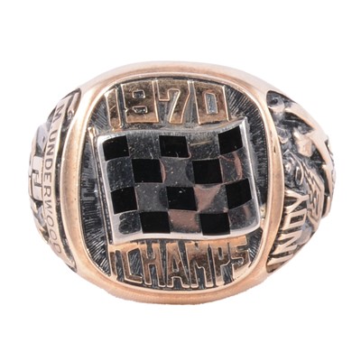 Lot 213 - Motorsport interest: Indianapolis 500, a 1970 winner's ring