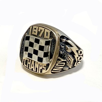 Lot 213 - Motorsport interest: Indianapolis 500, a 1970 winner's ring