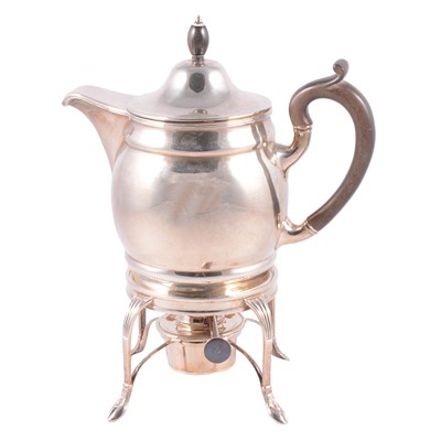 Lot 146 - Scottish silver coffee biggin on stand