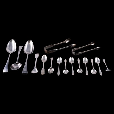 Lot 244 - Small quantity of silver cutlery
