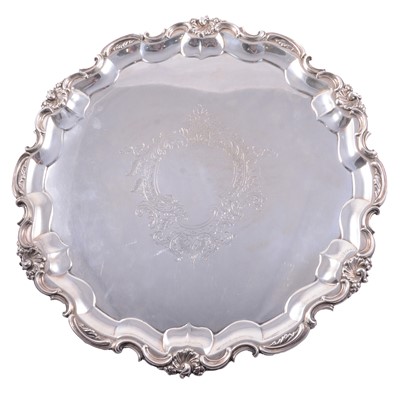 Lot 160 - Silver salver